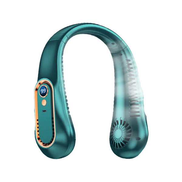 Neck Fan USB Portable Neck Fan Rechargeable Portable Cooler Neckband Bladeless~ Nuvio Mall