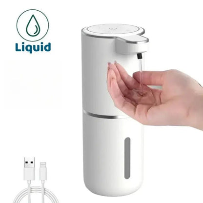 Automatic Liquid/Foma Soap Dispenser, Touchless Electric Dispenser, USB Rechargeable with Infrared Sensor for Bathroom,Kitch