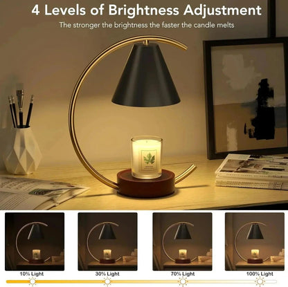Dimmable Candle Warmer Lamp – Efficient, Flame - Free Fragrance - Nuvio Mall