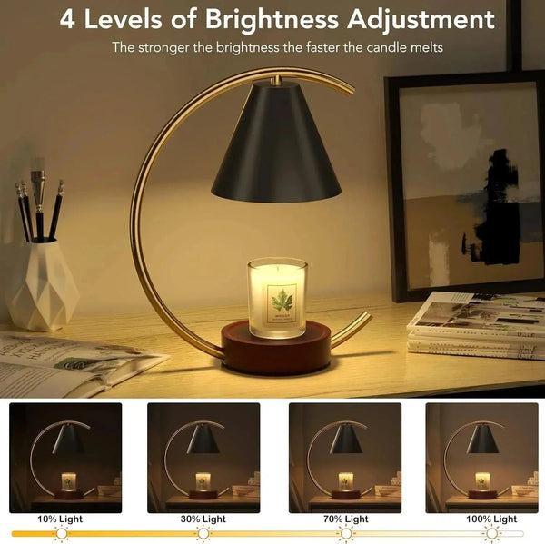 Dimmable Candle Warmer Lamp – Efficient, Flame - Free Fragrance - Nuvio Mall
