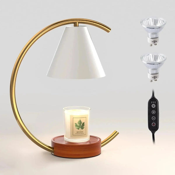 Dimmable Candle Warmer Lamp – Efficient, Flame - Free Fragrance - Nuvio Mall