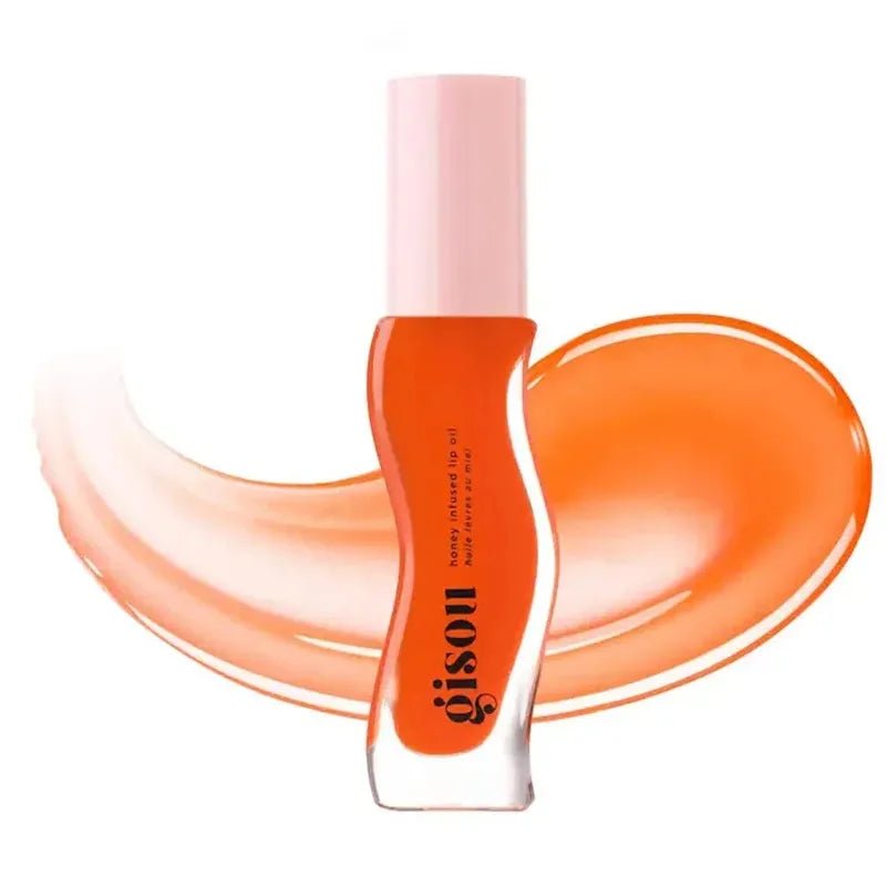 Gisou New Colors Full Range Of Long - lasting Moisturizing Raspberry Swirl Lip Oils Lip Gloss Care Lip Plumping Exfoliating Gloss - Nuvio Mall
