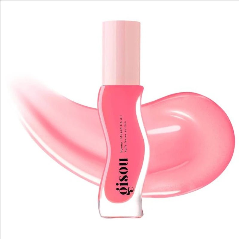 Gisou New Colors Full Range Of Long - lasting Moisturizing Raspberry Swirl Lip Oils Lip Gloss Care Lip Plumping Exfoliating Gloss - Nuvio Mall