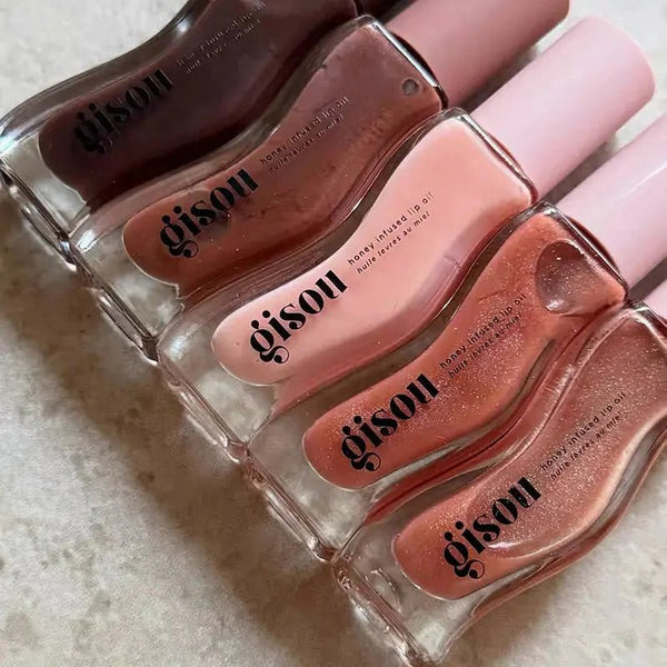 Gisou New Colors Full Range Of Long - lasting Moisturizing Raspberry Swirl Lip Oils Lip Gloss Care Lip Plumping Exfoliating Gloss - Nuvio Mall