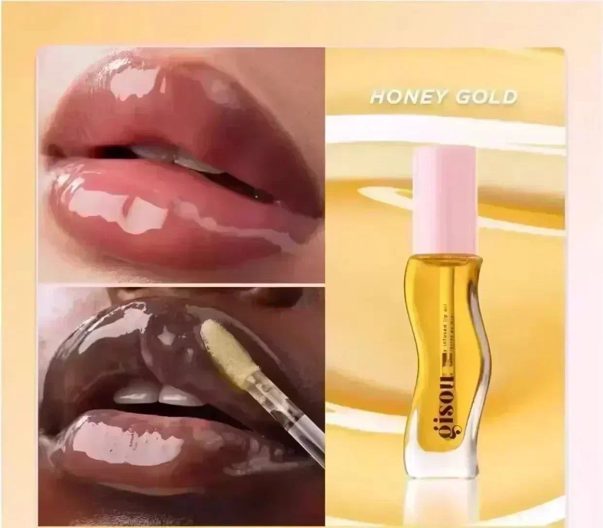 Original Gisou Moisturizing Lip Balm Lip Oil Gloss Care Of The Lips Benetitnt For Lips Plumping Exfoliating Plumping Gloss Oil - Nuvio Mall